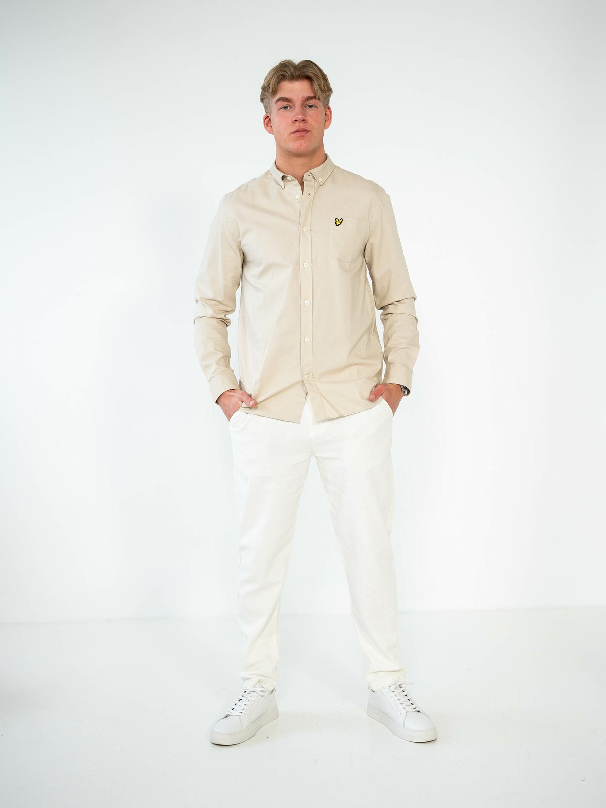 Lyle & Scott Regular Fit Light Weight Oxford Shirt Cove