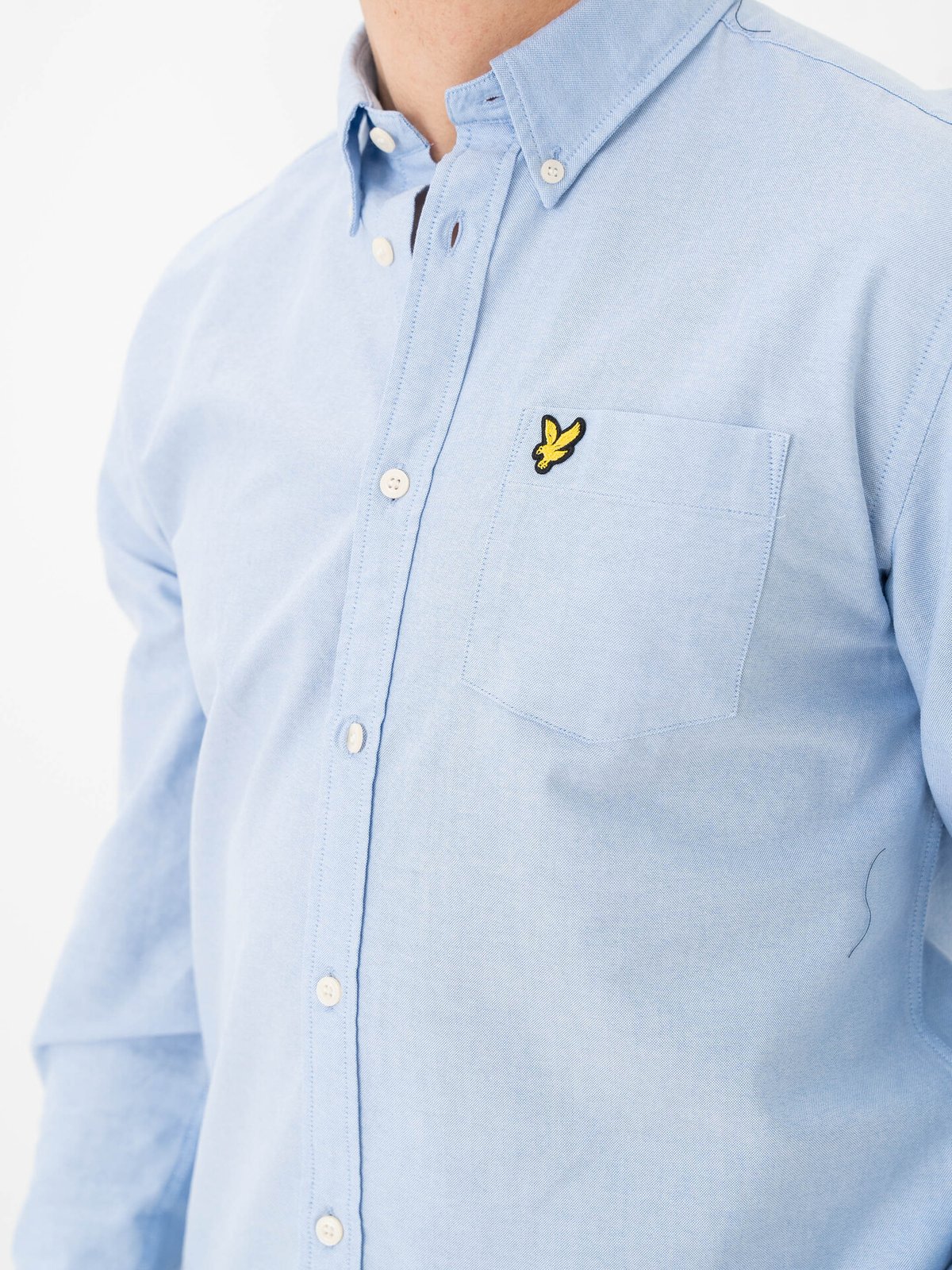 Lyle & Scott Plain Oxford Shirt X41 Riviera