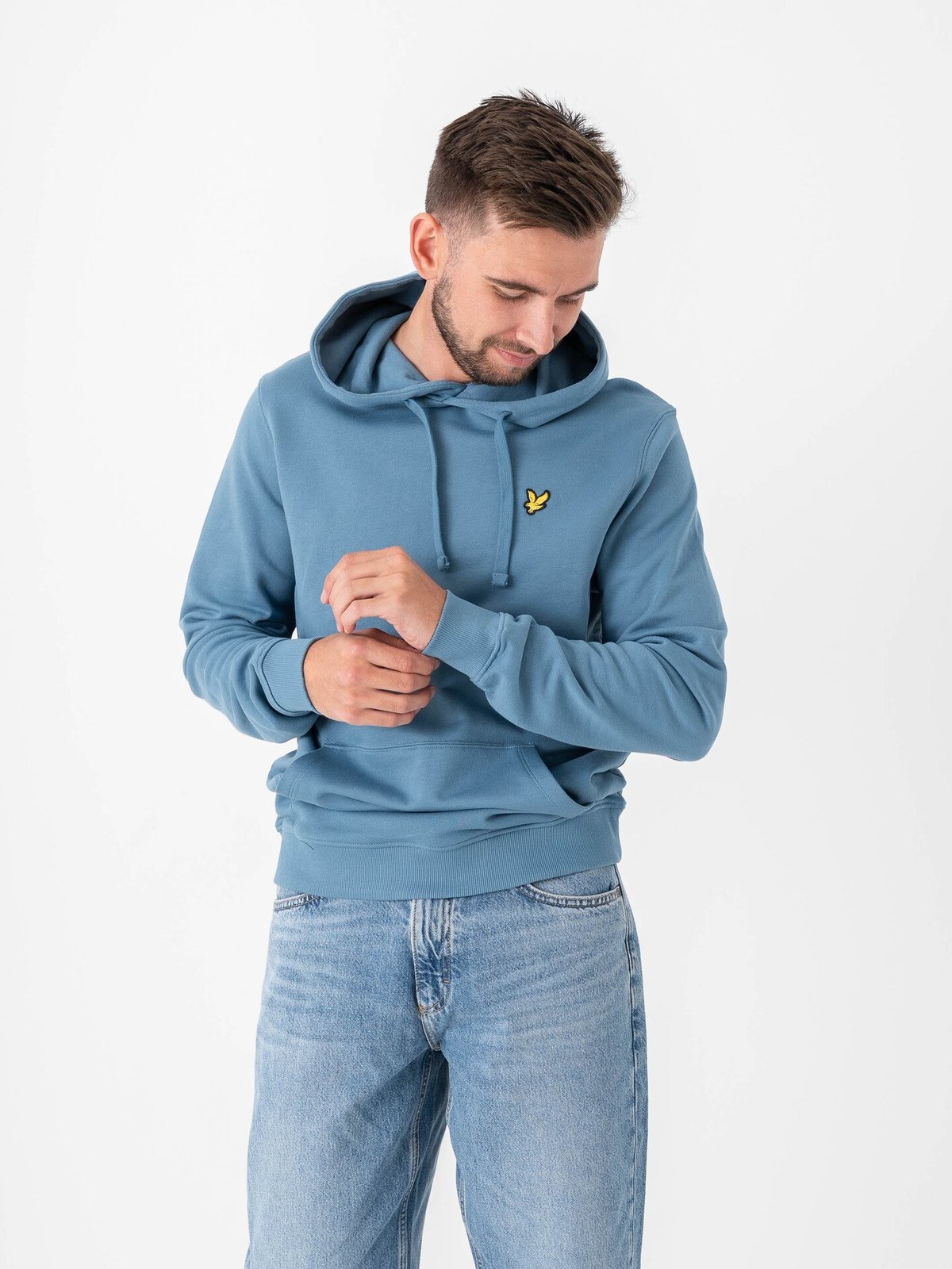 Lyle & Scott Pullover Hoodie Ocean Sky