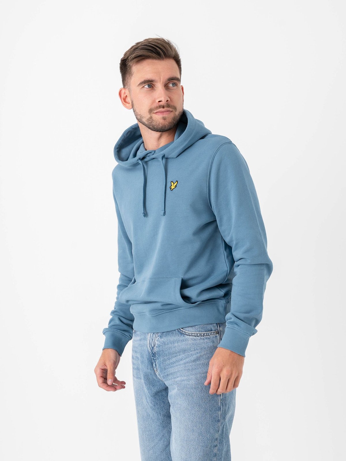 Lyle & Scott Pullover Hoodie Ocean Sky
