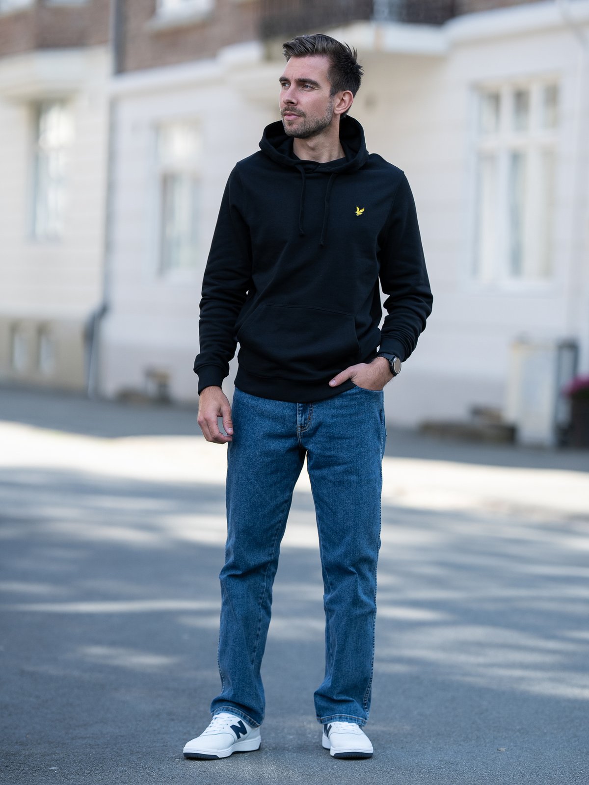 Lyle & Scott Pullover Hoodie Jet Black