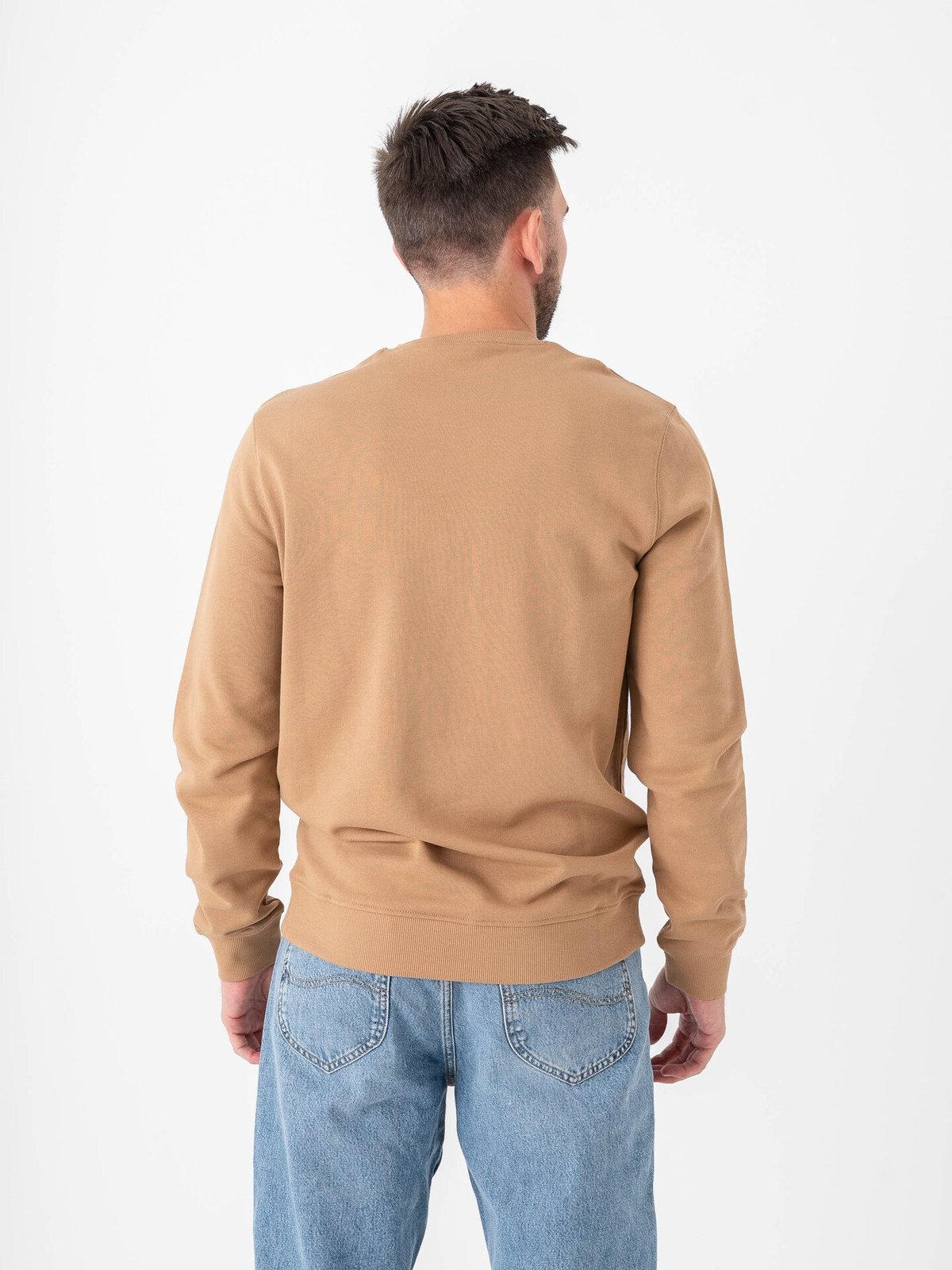 Lyle & Scott Crew Neck Sweatshirt Tigers Eye