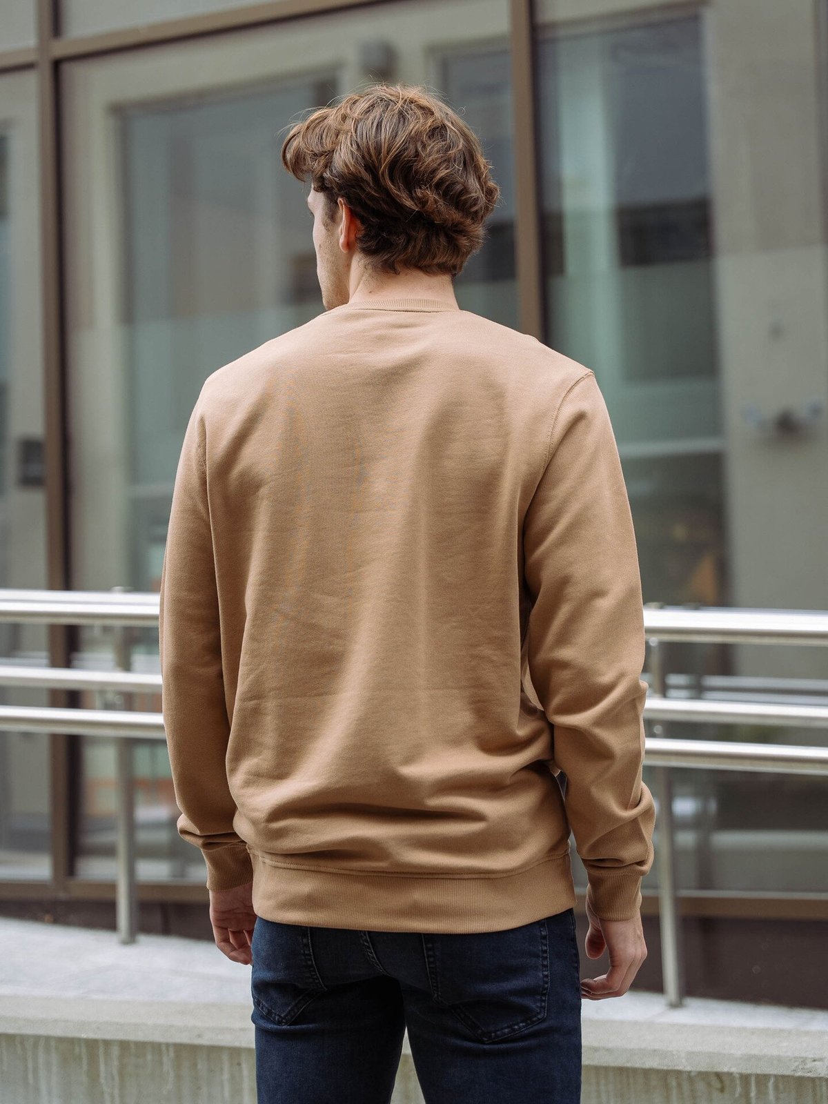 Lyle & Scott Crew Neck Sweatshirt Tigers Eye