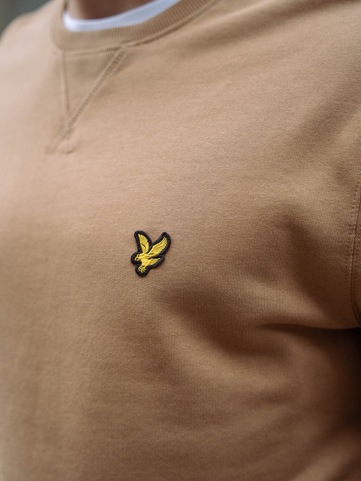 Lyle & Scott Crew Neck Sweatshirt Tigers Eye