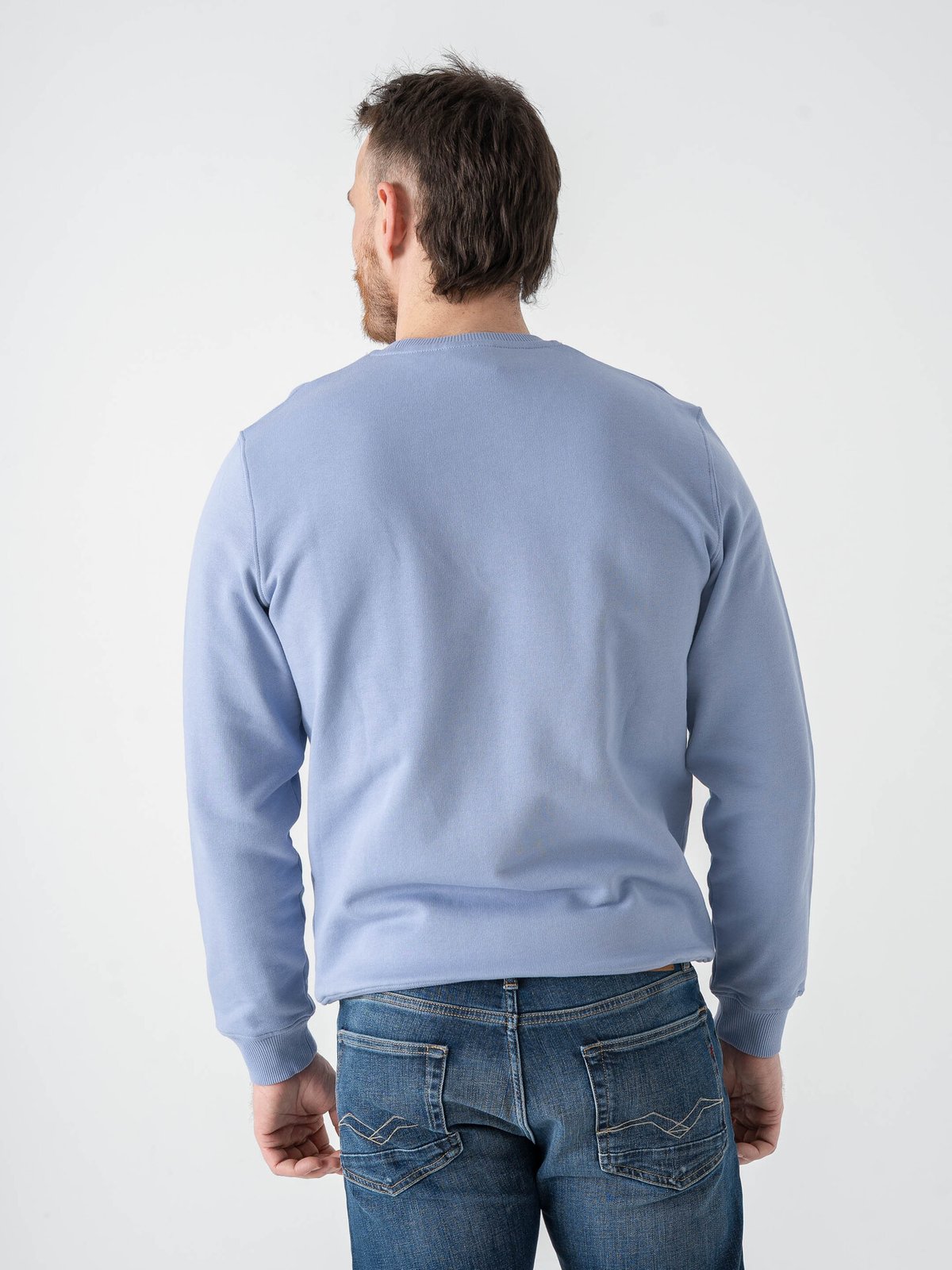 Lyle & Scott Crew Neck Sweatshirt Bubble Blue