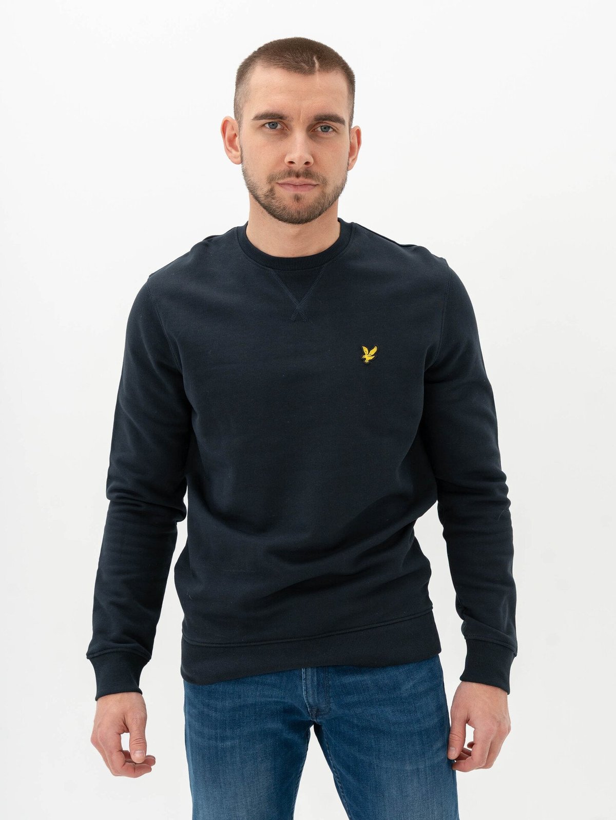 Lyle & Scott Crew Neck Sweatshirt Dark Navy