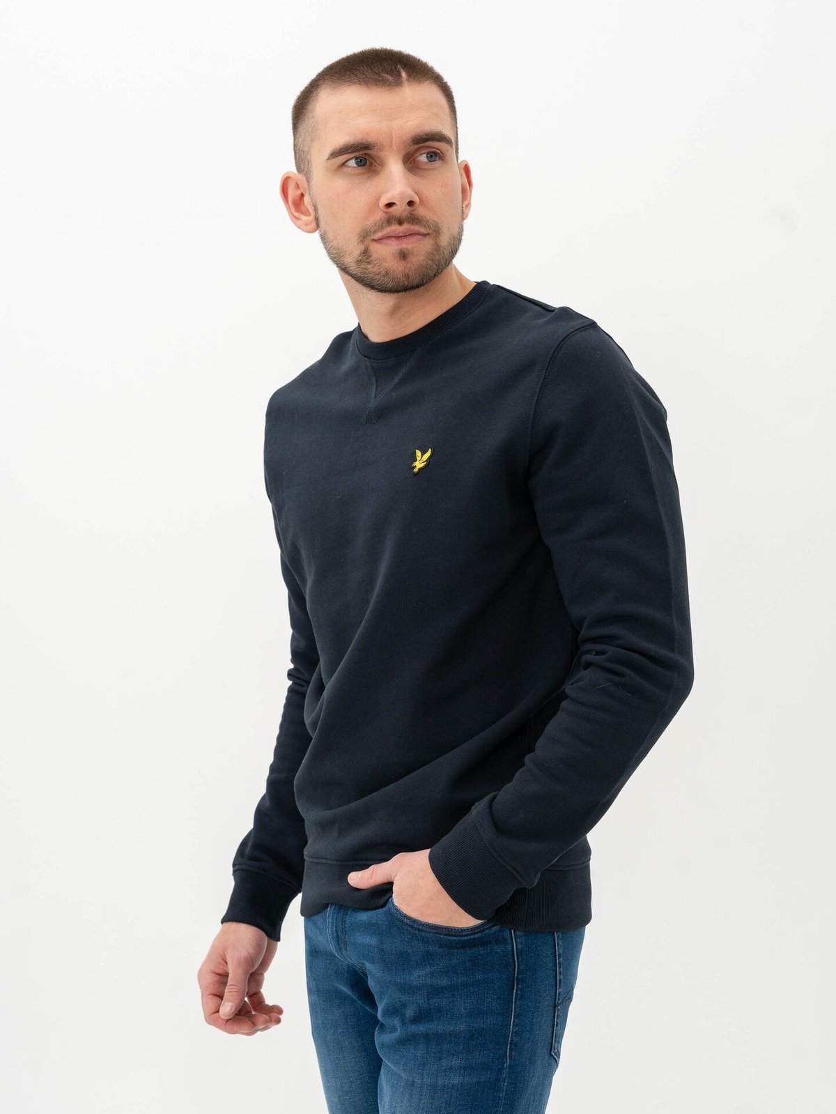 Lyle & Scott Crew Neck Sweatshirt Dark Navy