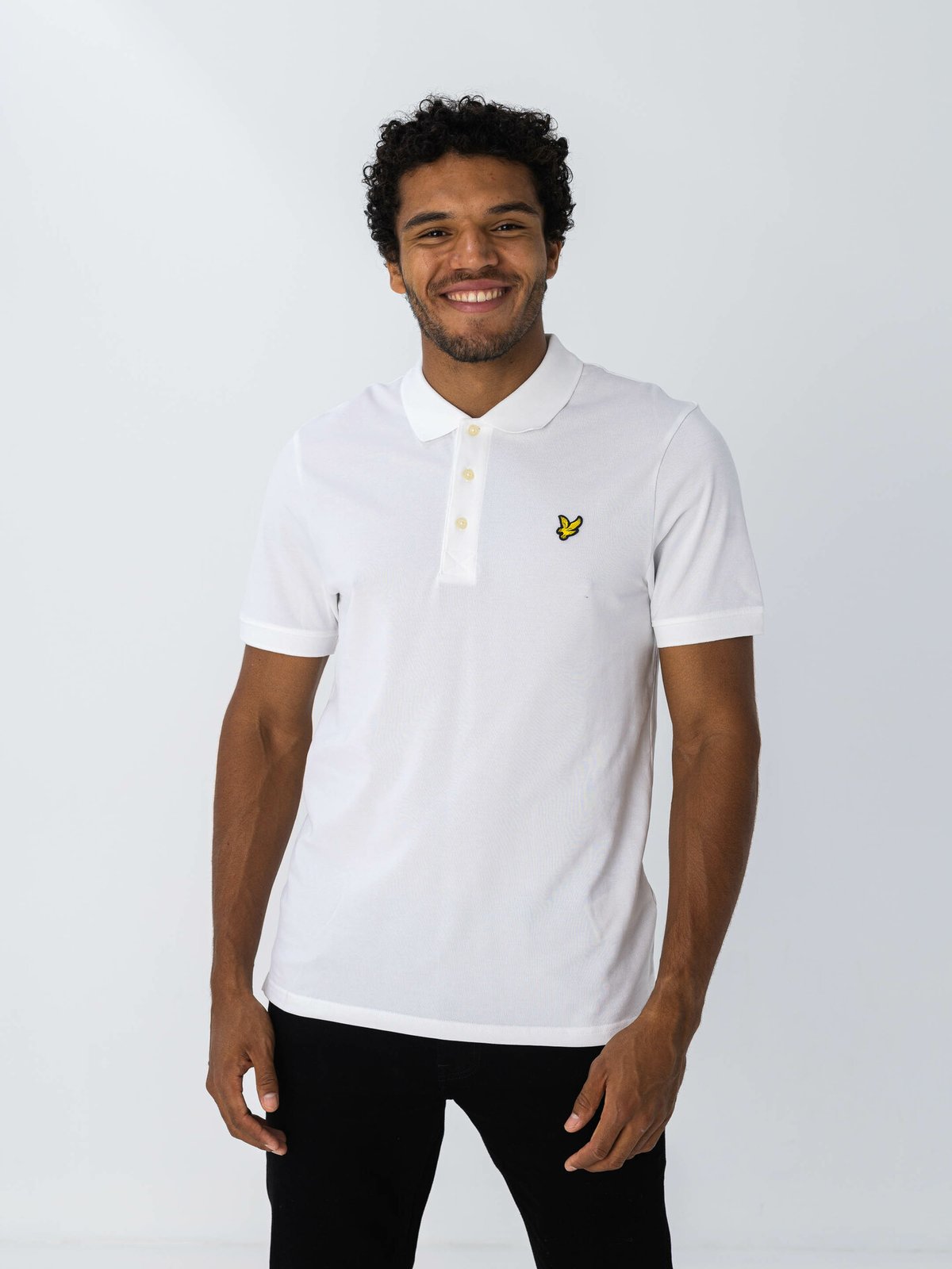 Lyle & Scott Plain Polo Shirt White