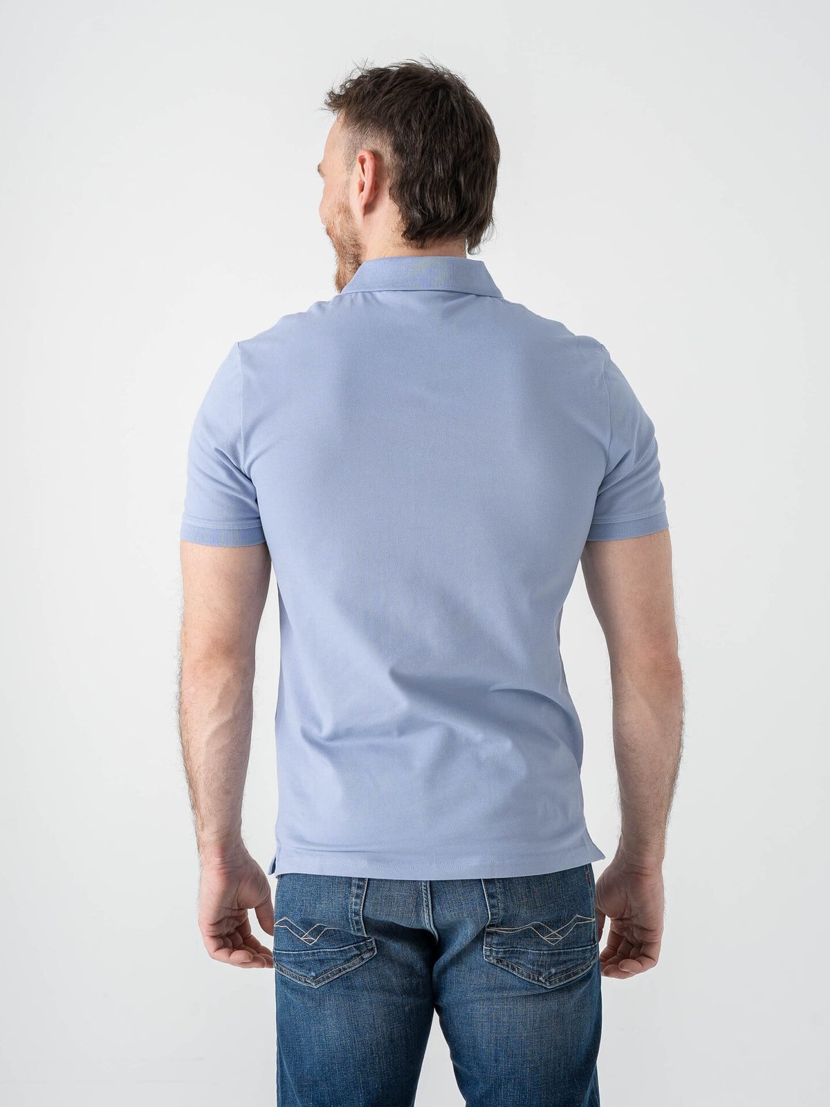 Lyle & Scott Plain Polo Shirt Bubble Blue
