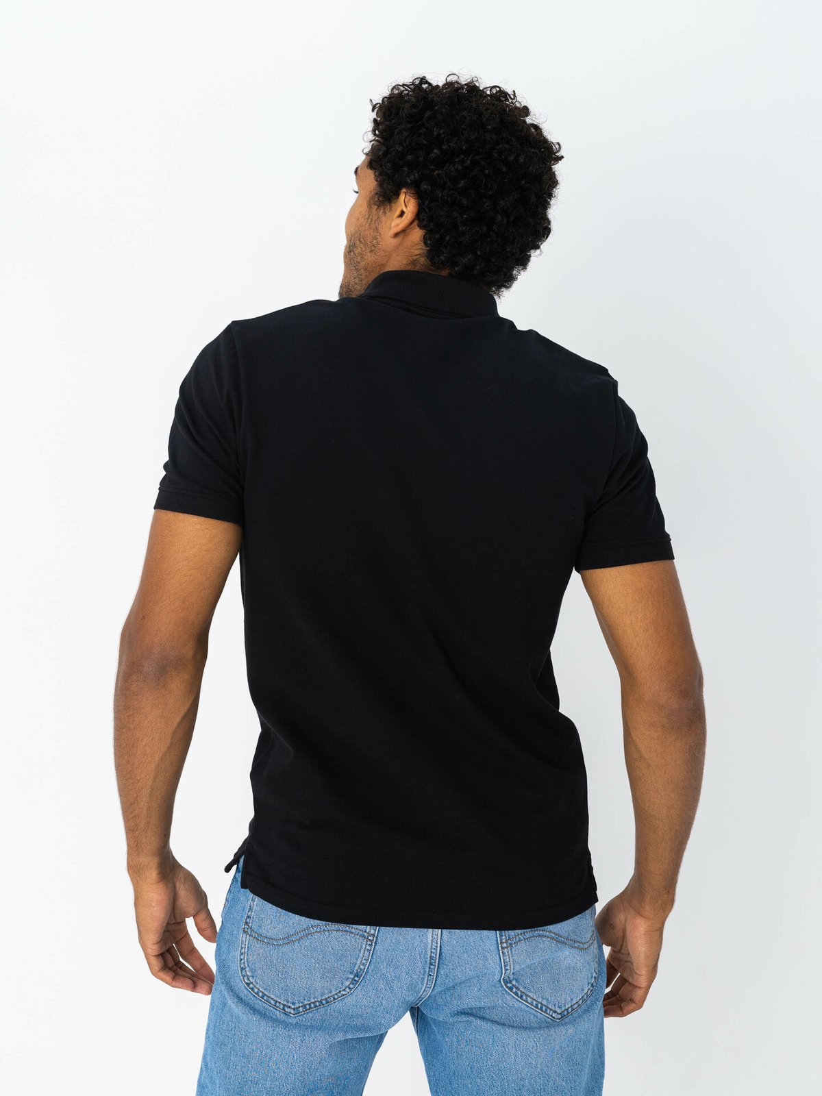 Lyle & Scott Plain Polo Shirt Jet Black