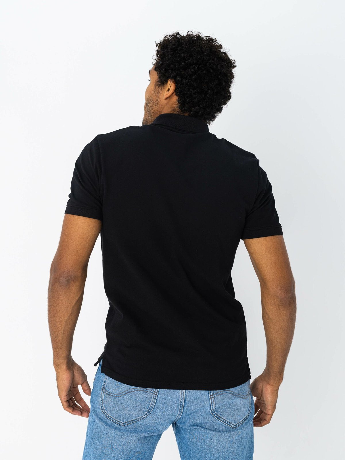 Lyle & Scott Plain Polo Shirt Jet Black