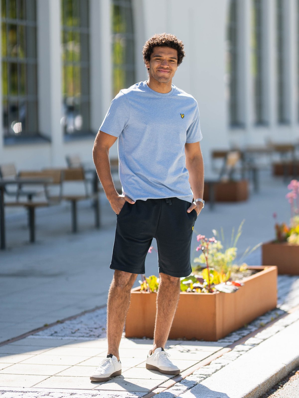 Lyle & Scott Heather T-Shirt Fresh Water Marl