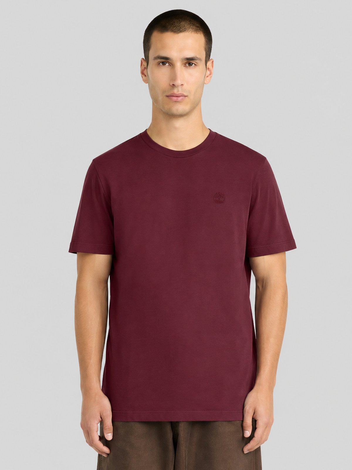 Lyle & Scott Superfine T-Shirt Fairway Burgundy