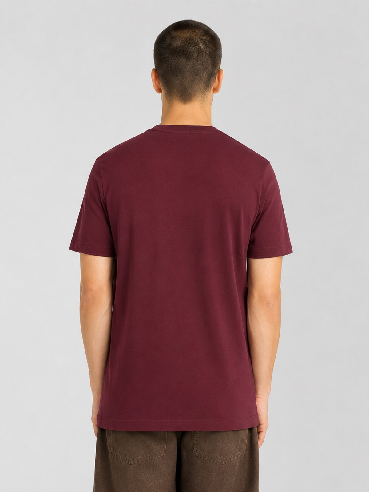 Lyle & Scott Superfine T-Shirt Fairway Burgundy