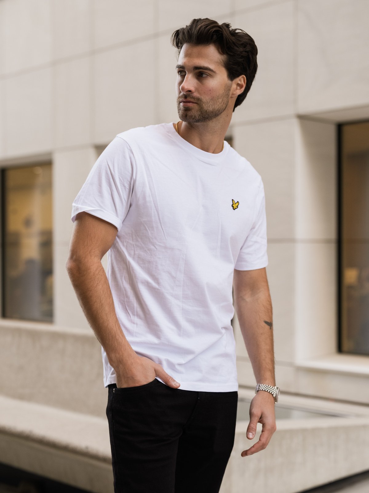 Lyle & Scott Plain T-Shirt White