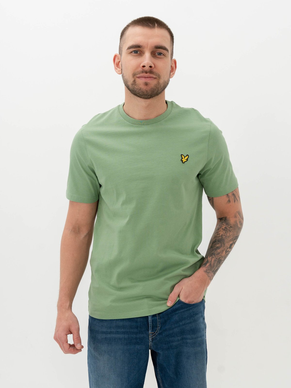Lyle & Scott Plain T-Shirt Grønn