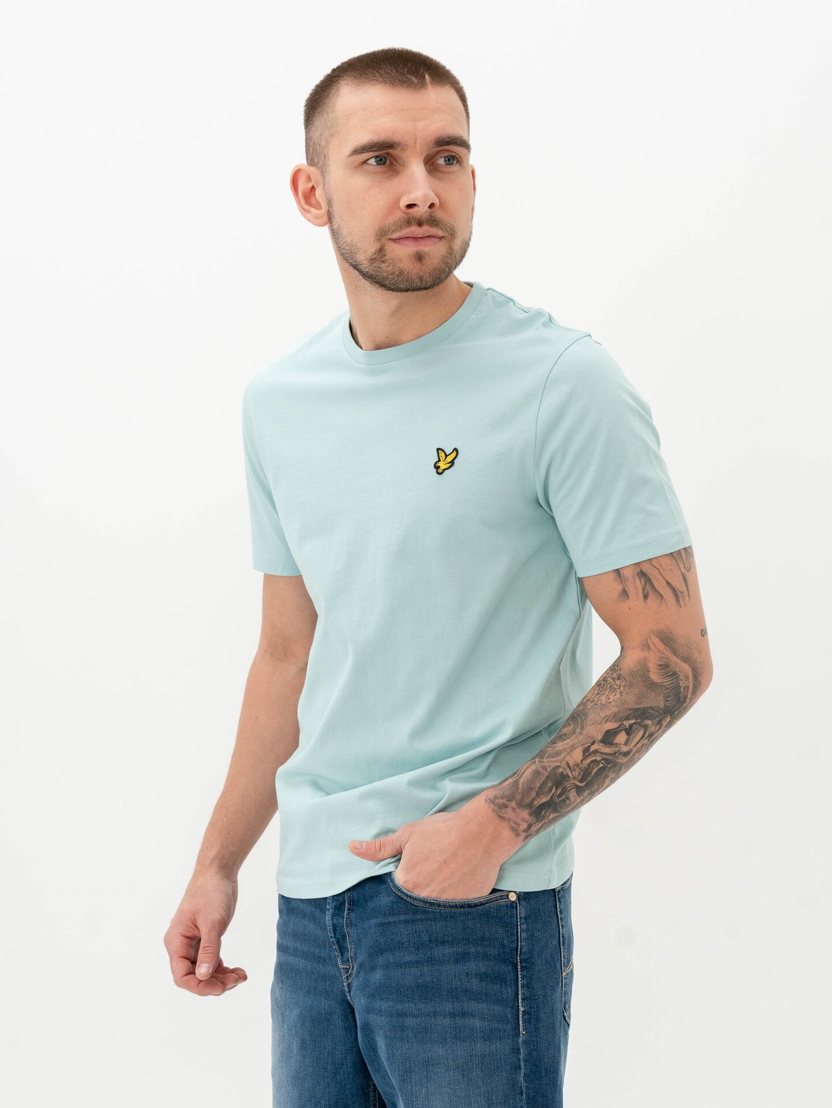 Lyle & Scott Plain T-Shirt Future Blue