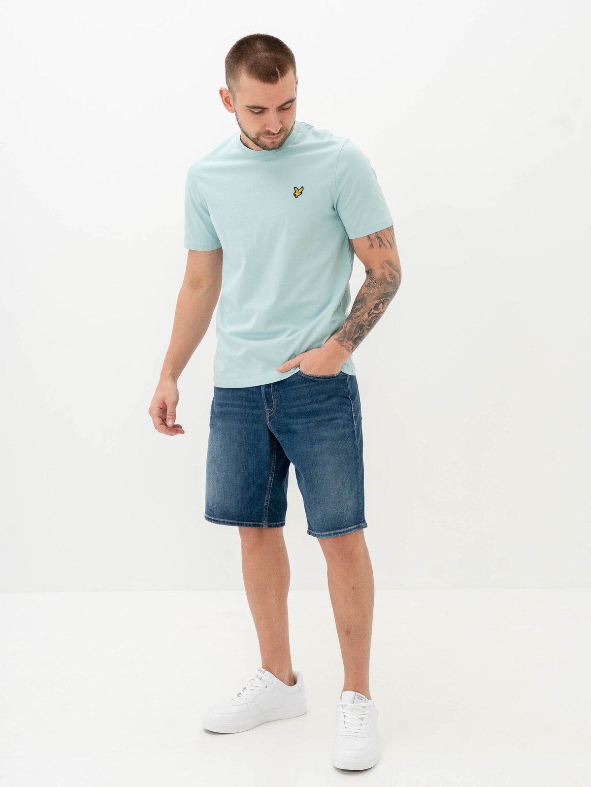 Lyle & Scott Plain T-Shirt Future Blue