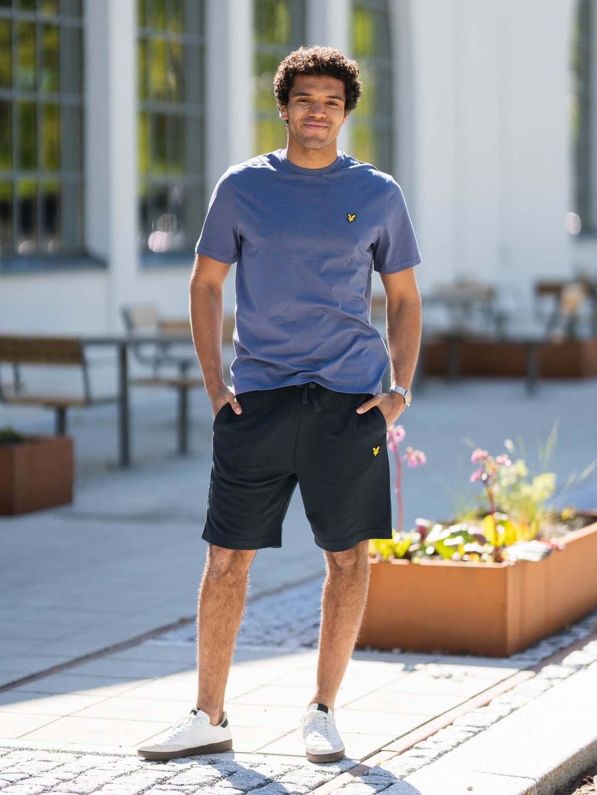 Lyle & Scott Plain T-Shirt Cool Indigo