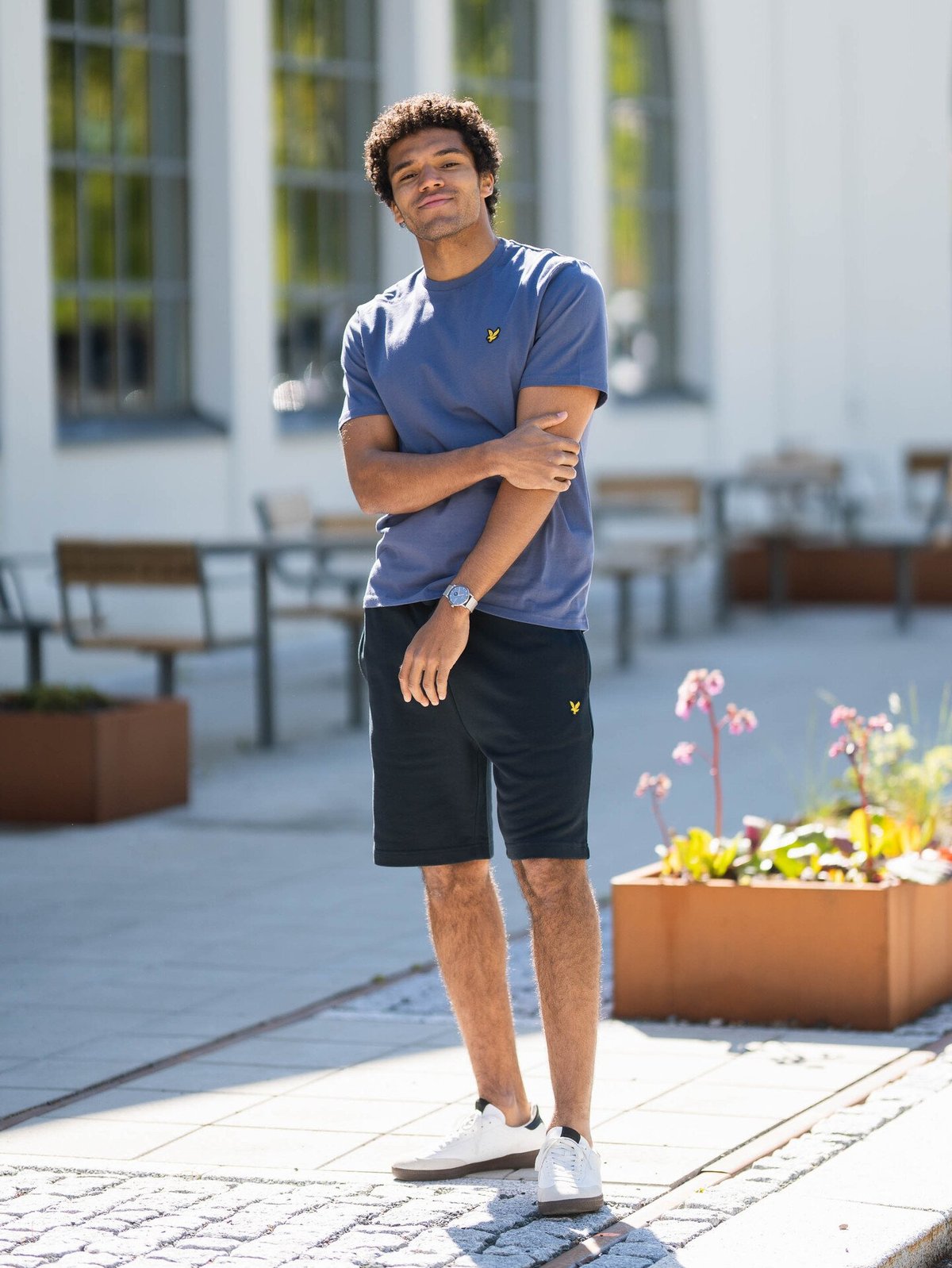 Lyle & Scott Plain T-Shirt Cool Indigo