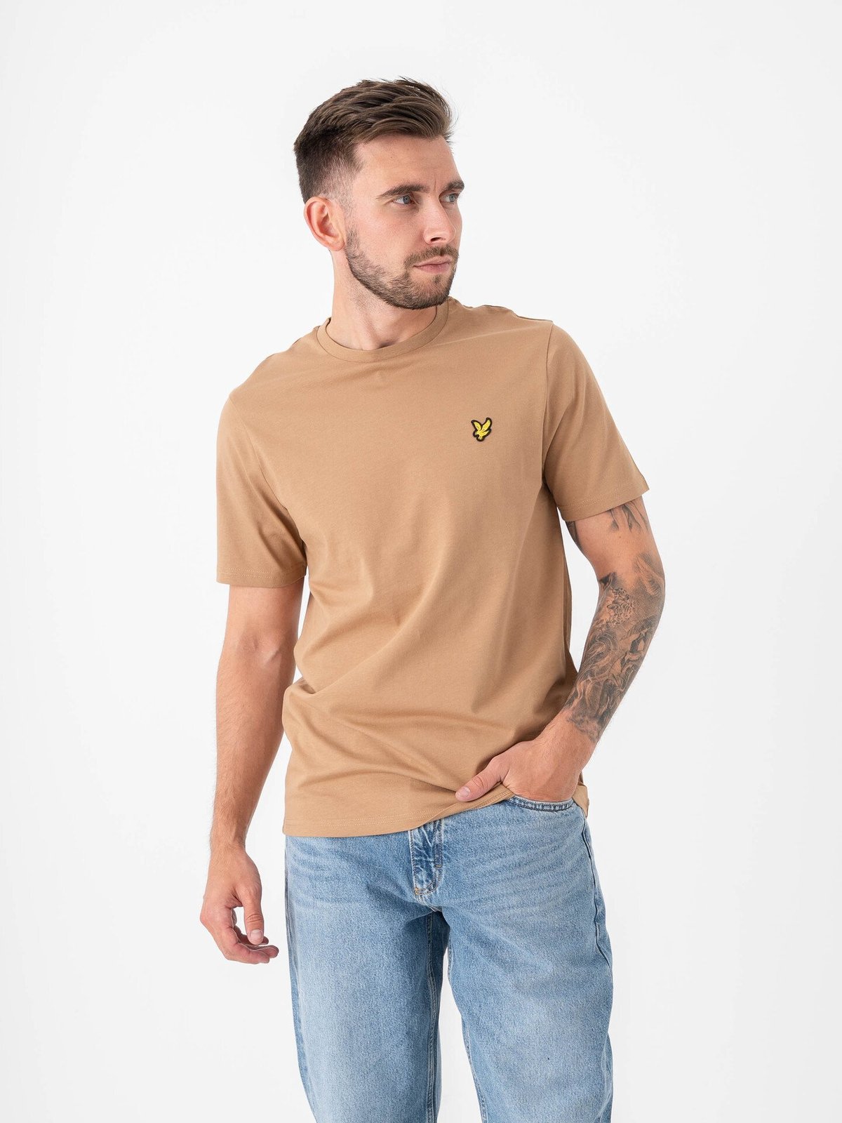 Lyle & Scott Plain T-Shirt Tigers Eye