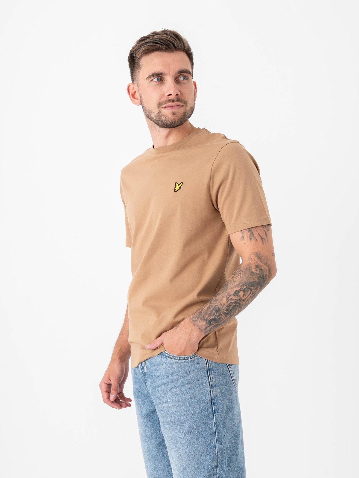 Lyle & Scott Plain T-Shirt Tigers Eye