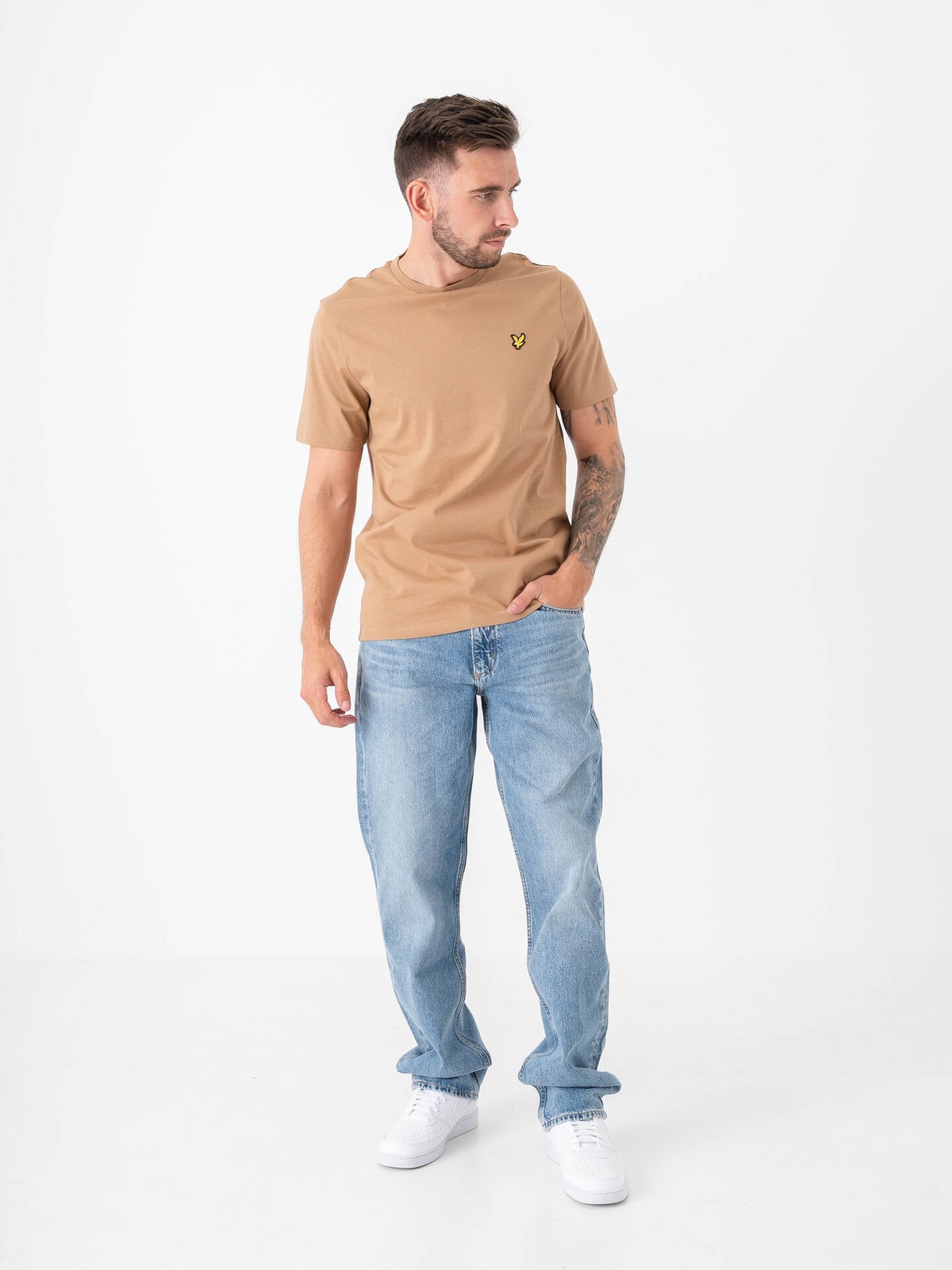 Lyle & Scott Plain T-Shirt Tigers Eye