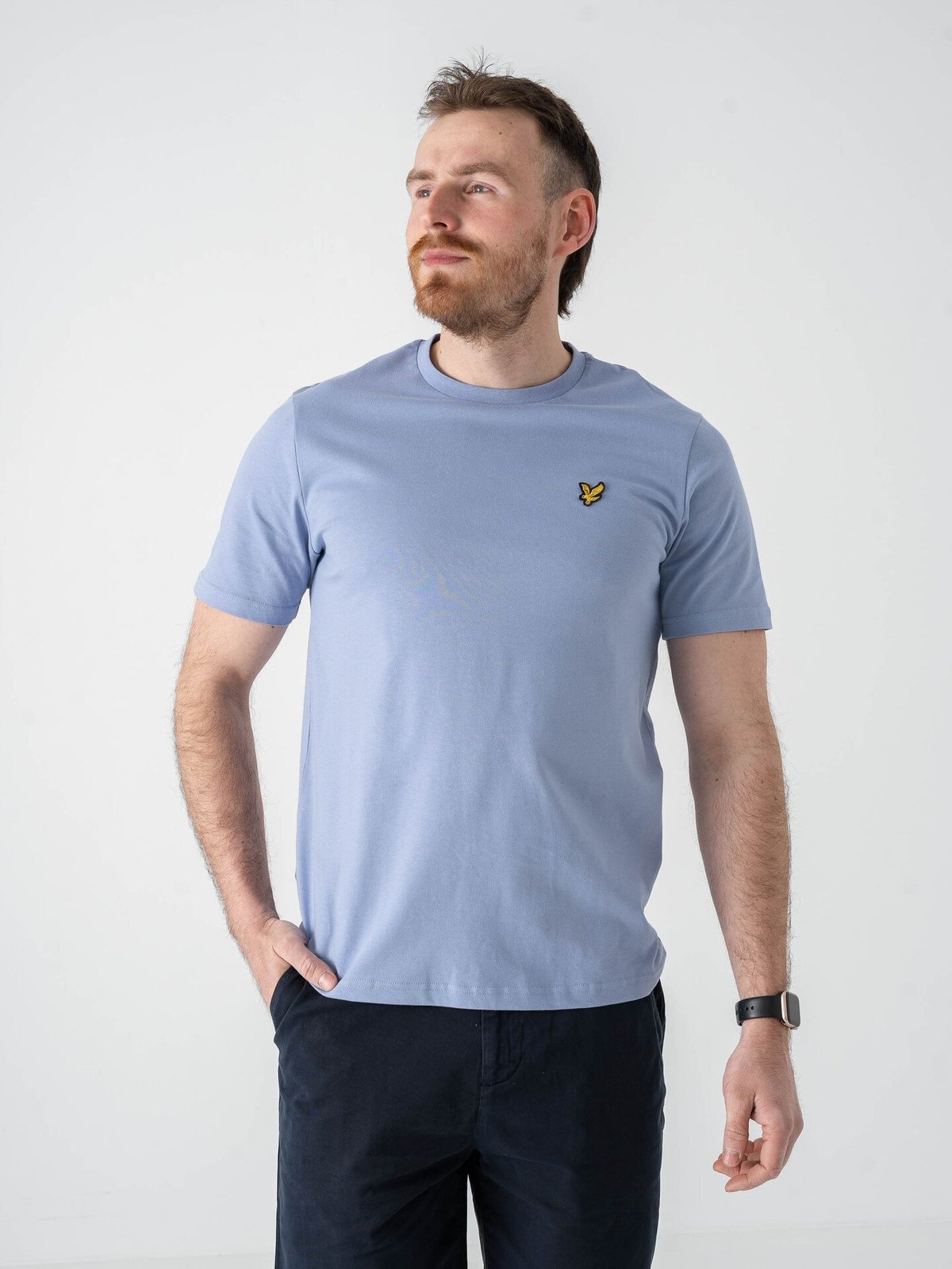 Lyle & Scott Plain T-Shirt Bubble Blue