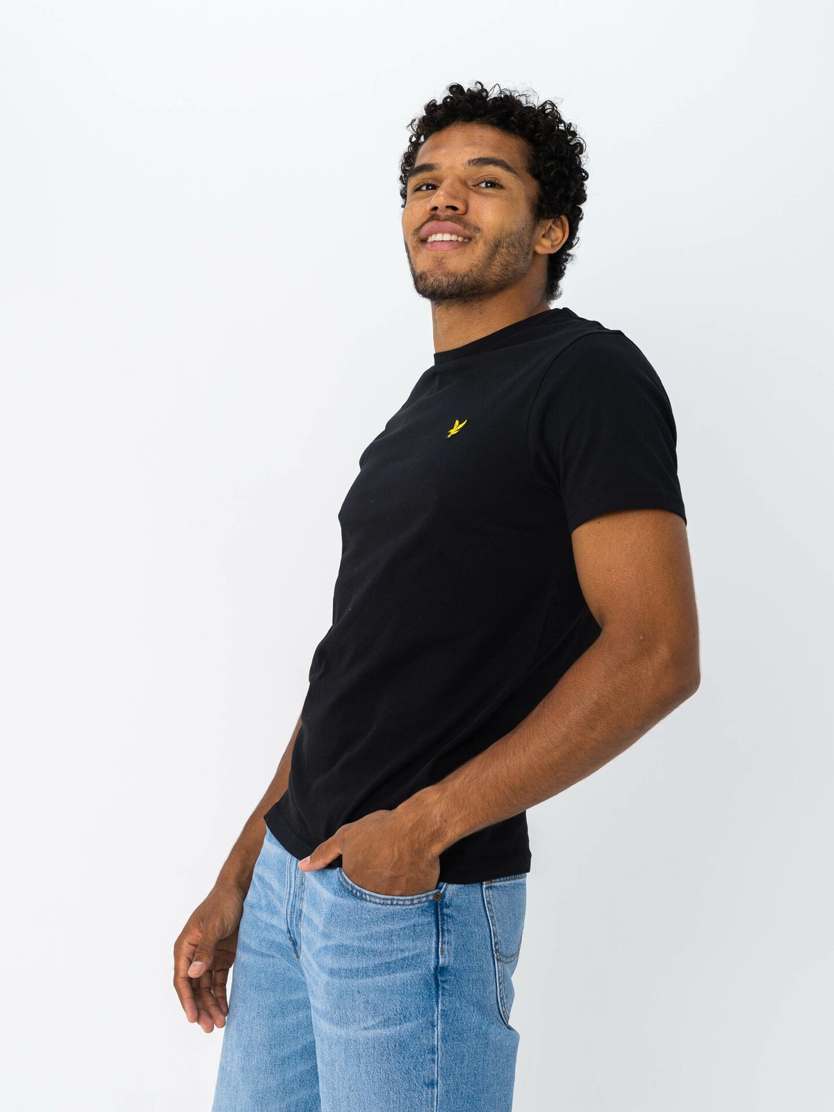 Lyle & Scott Plain T-Shirt Jet Black