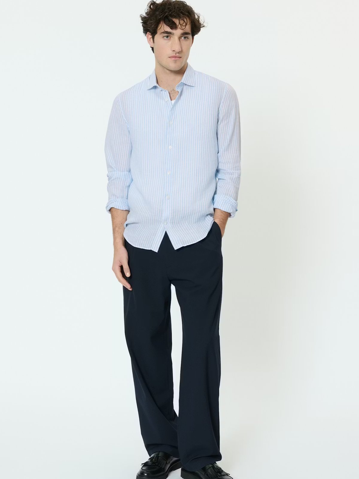 Matinique Marc Shirt Chambray Blue