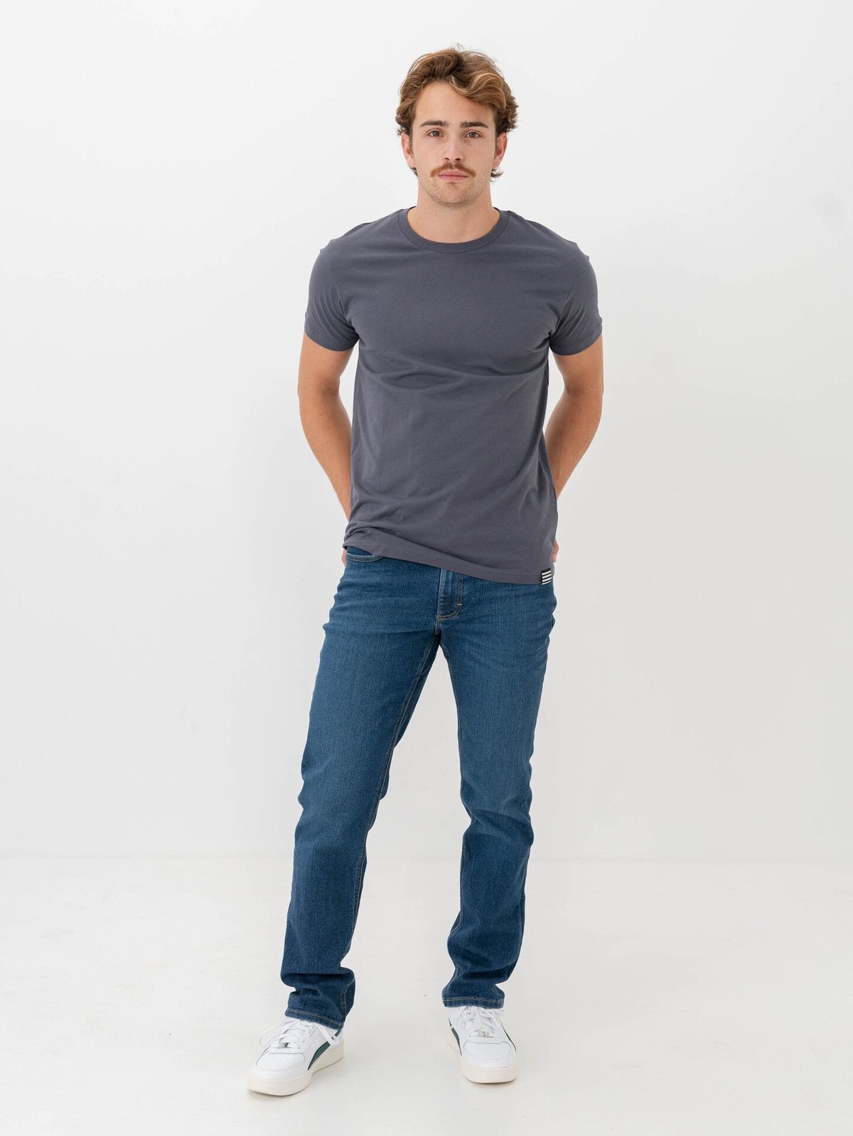 Mads Nørgaard Organic Thor Tee Dark Grey