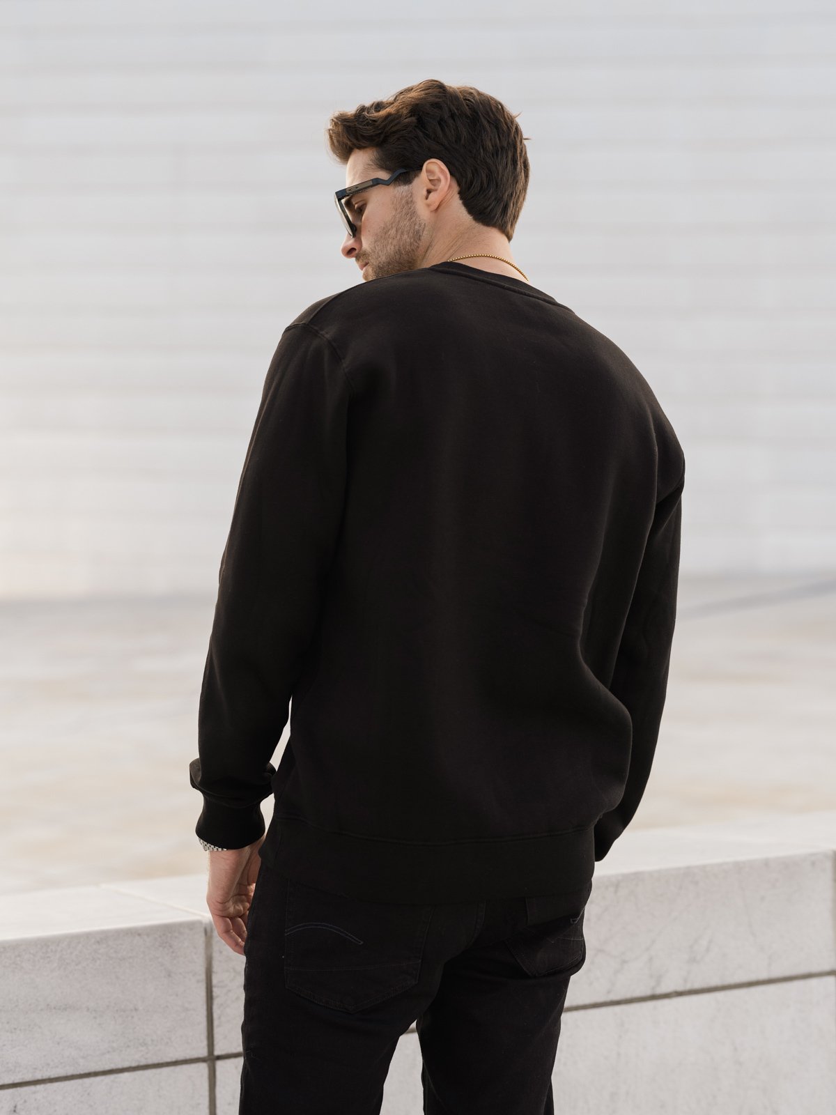 Mads Nørgaard Standard Crew Logo Sweat Black