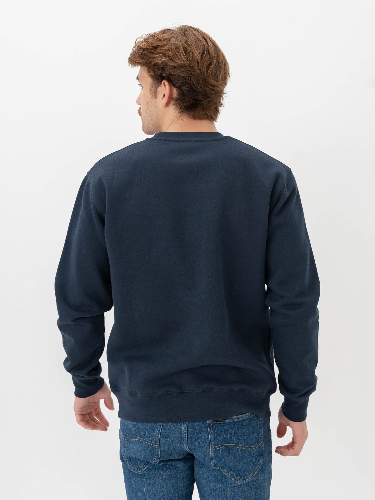 Mads Nørgaard Standard Crew Logo Sweat Parisian Night