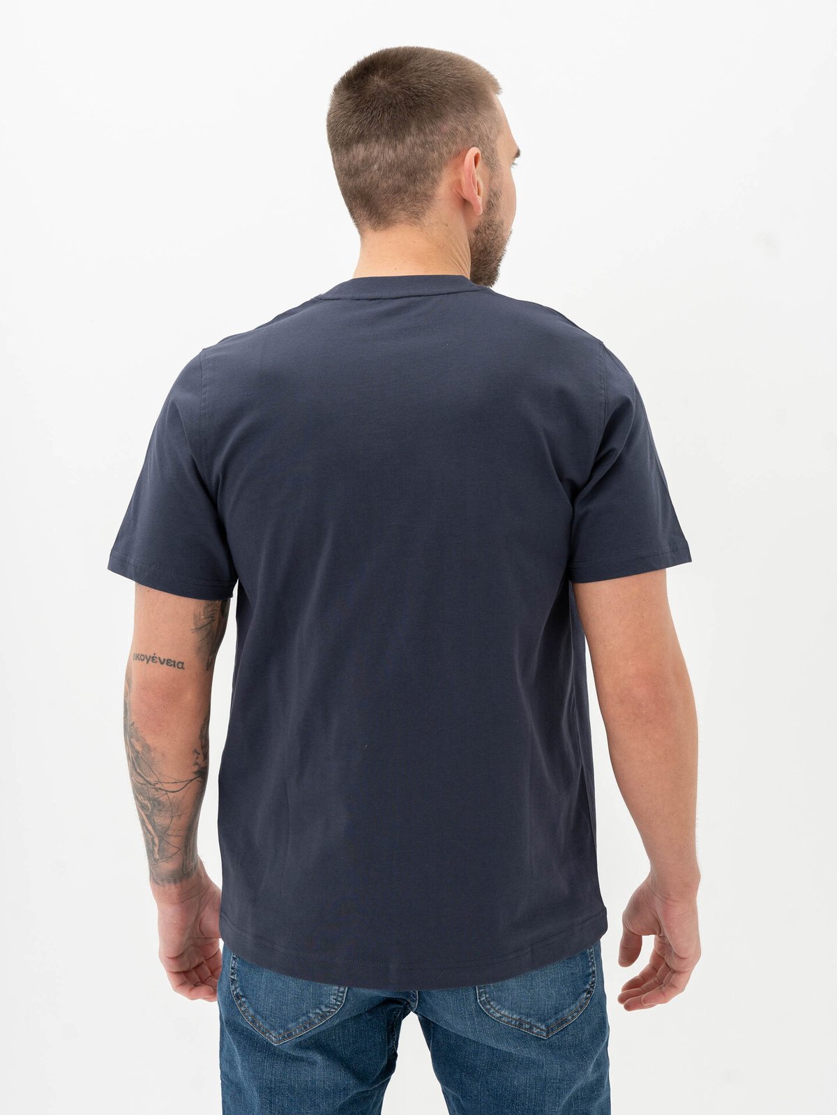 Mads Nørgaard Cotton Jersey Frode Logo Tee Parisian Night