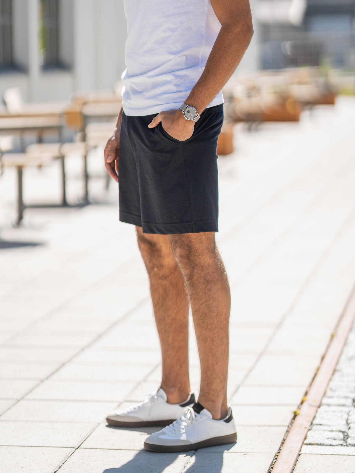 Mads Nørgaard Metropolis Morten Shorts Navy