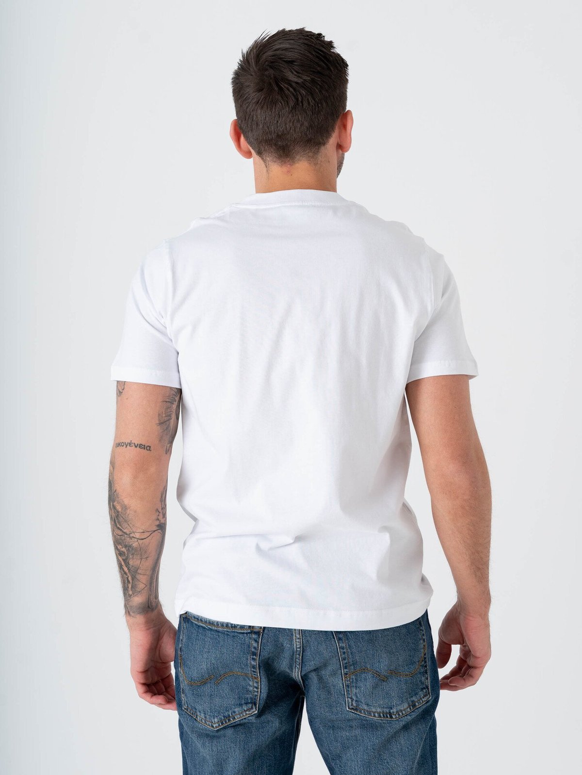 Mads Nørgaard Cotton Jersey Frode Logo Tee FAV White