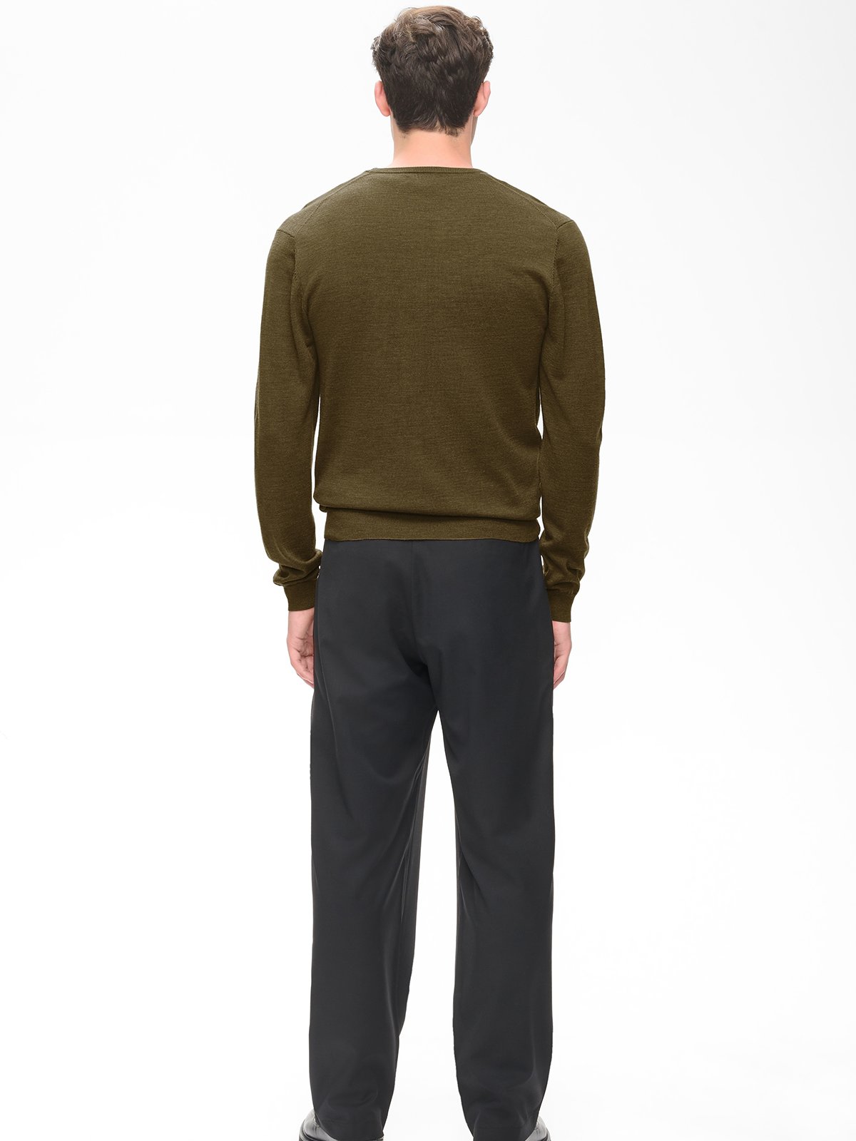 Matinique Grate Wool Pullover Sepia Melange