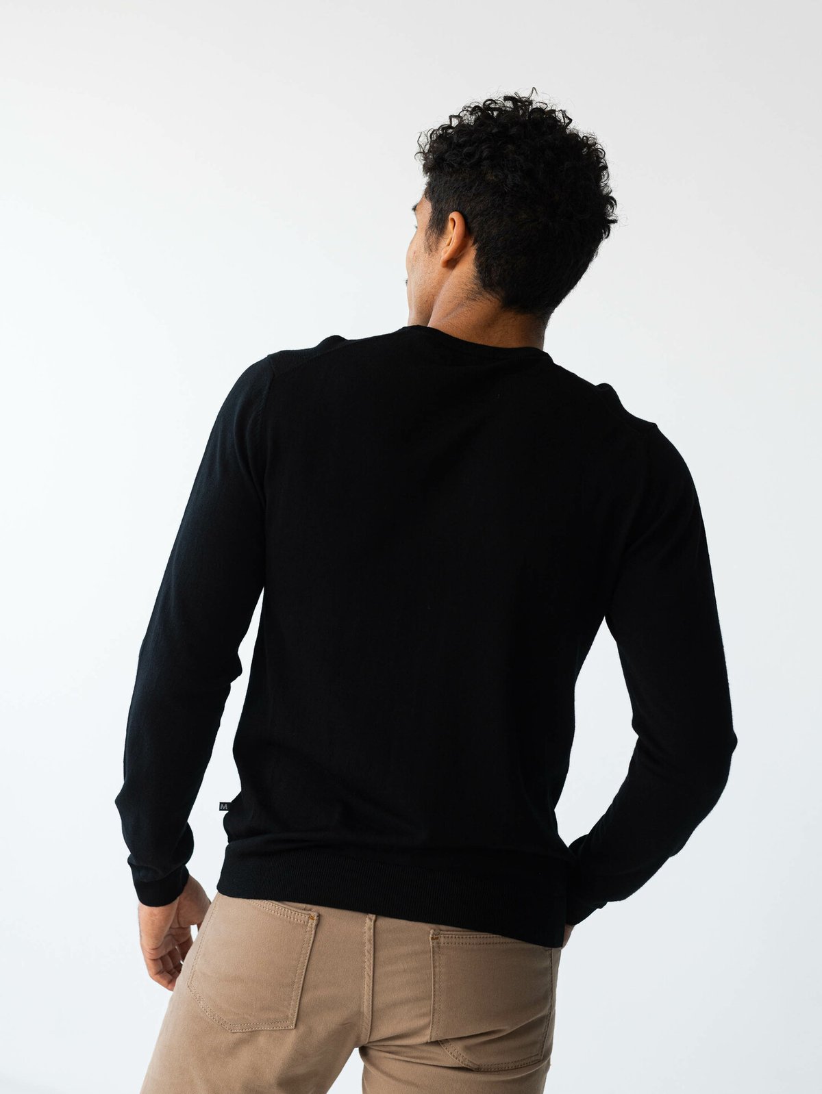Matinique Grate Wool Pullover Black