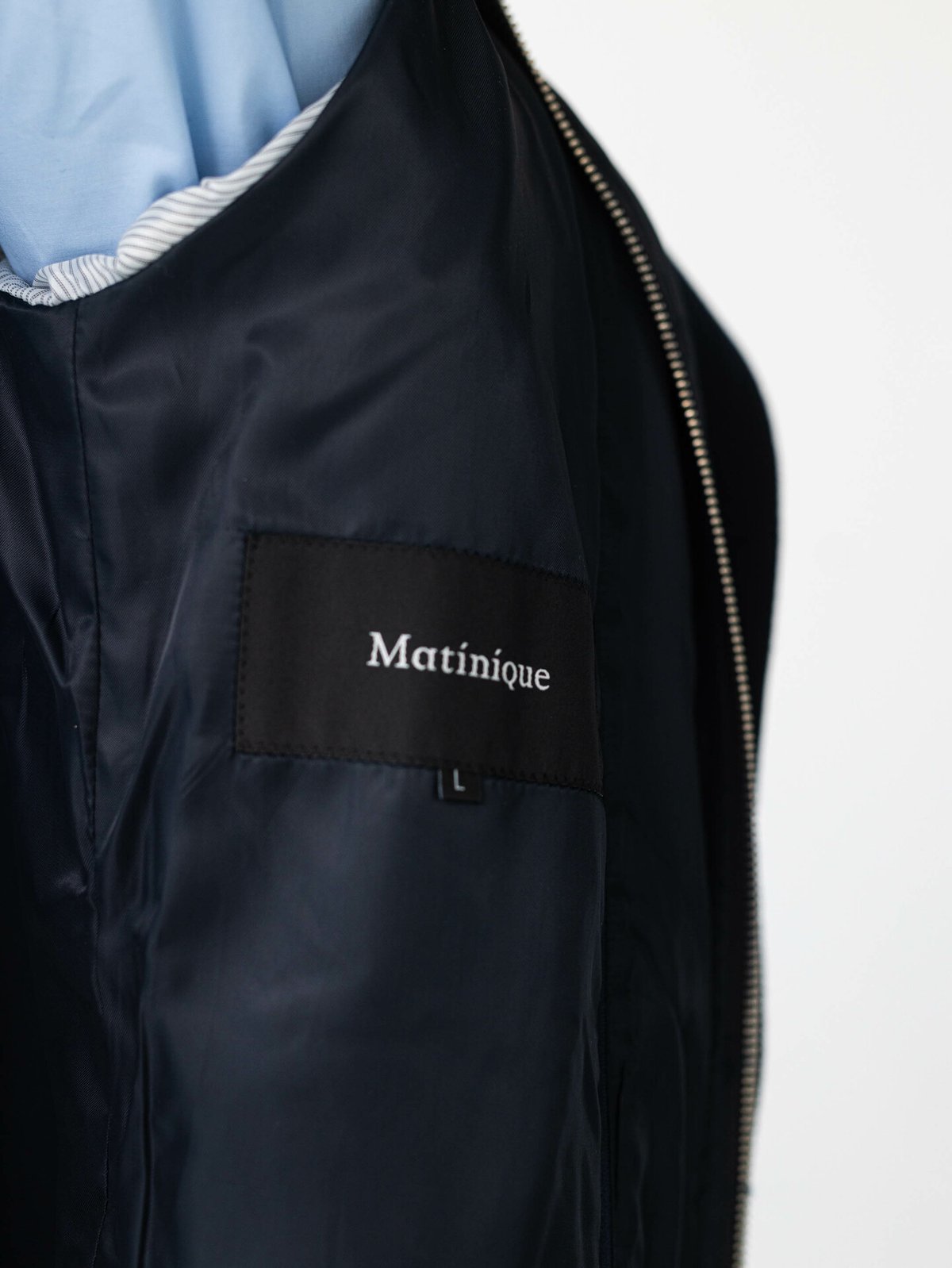 Matinique Harvey Wool Coat Dark Navy