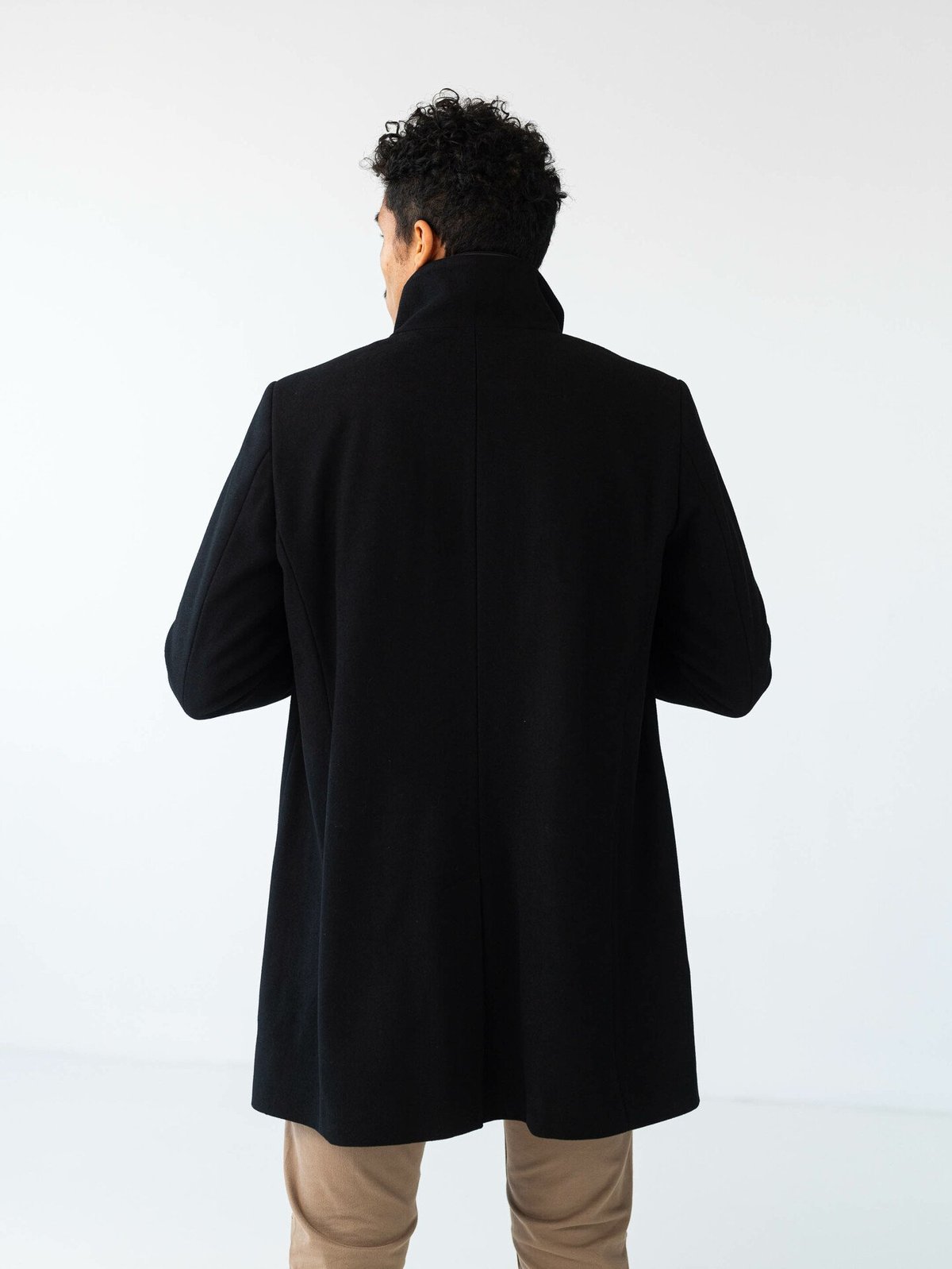 Matinique Harvey Wool Coat Black