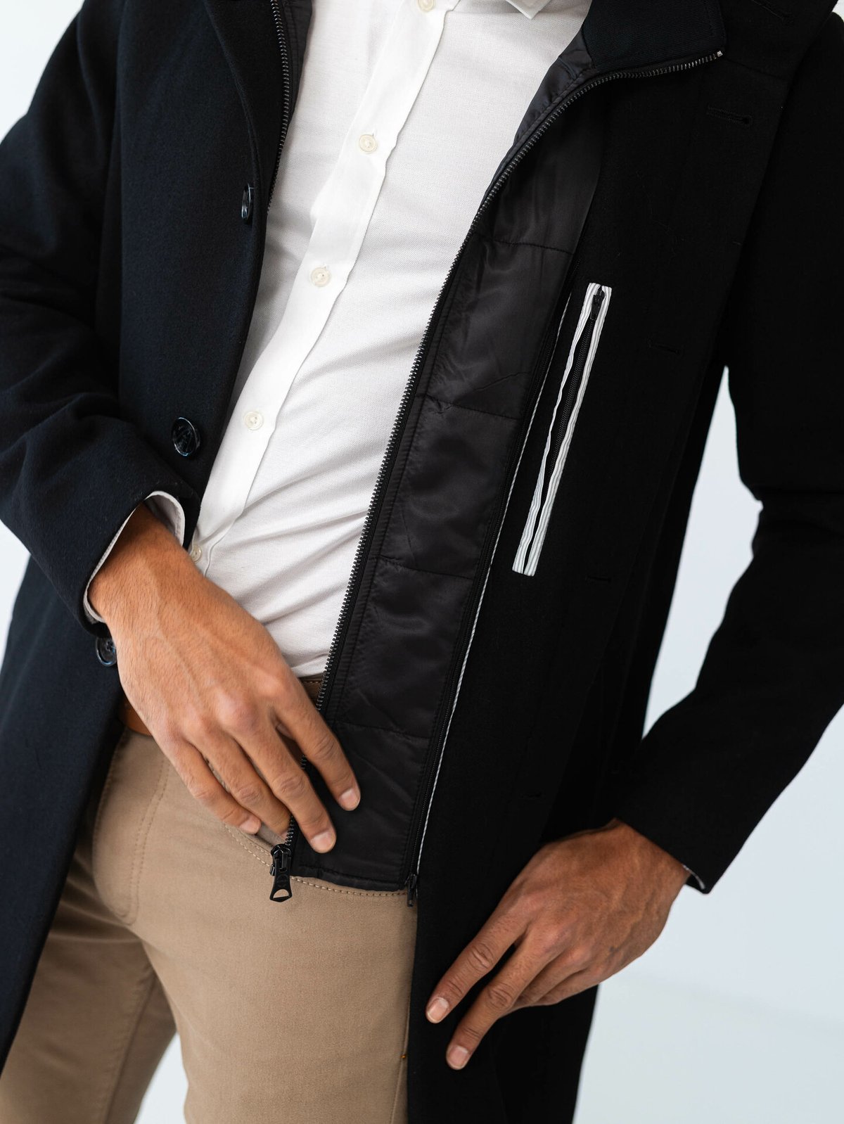 Matinique Harvey Wool Coat Black