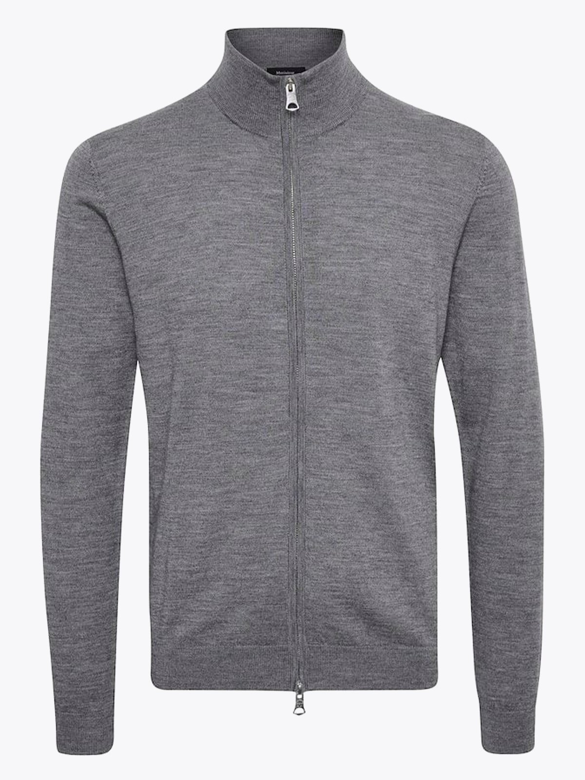 Matinique Mason Wool Cardigan Medium Grey Melange