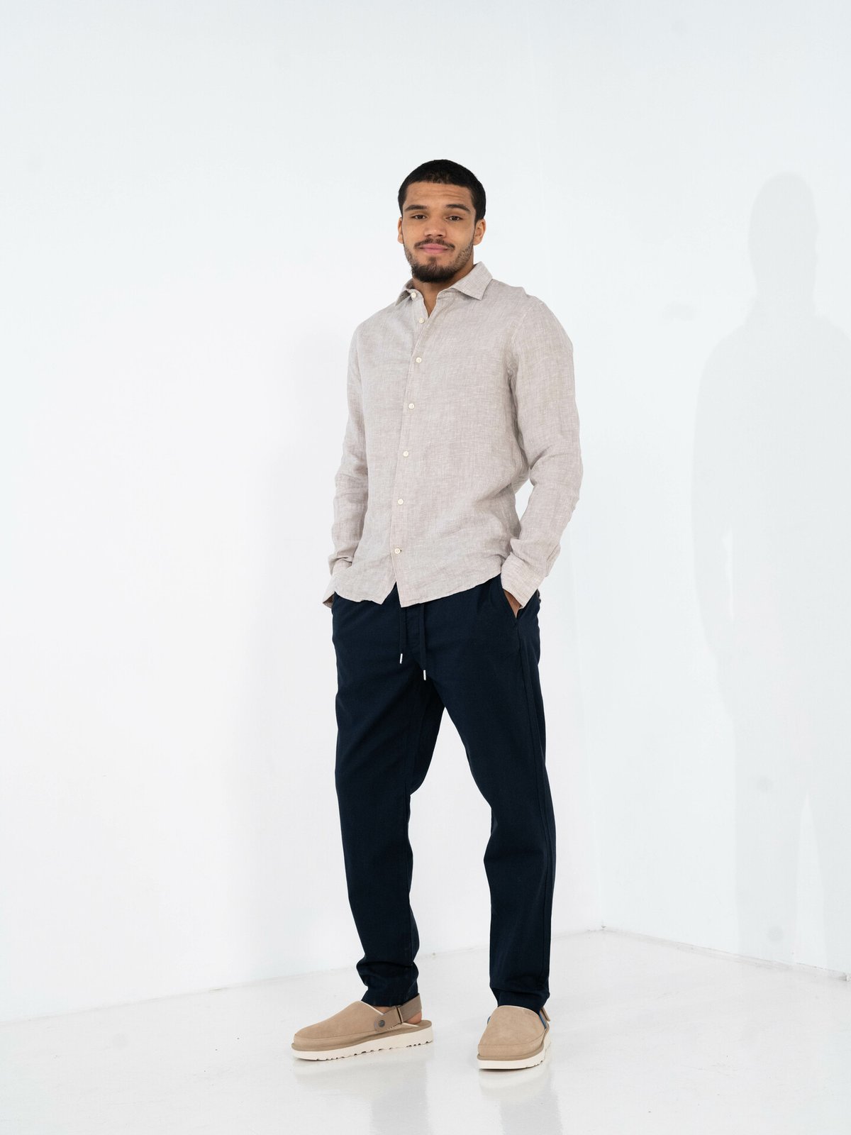 Matinique Barton Pant Dark Navy