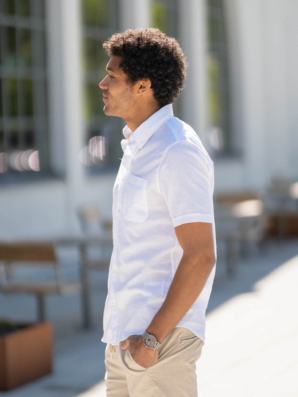 Matinique Trostol BD Short Sleeve Off White