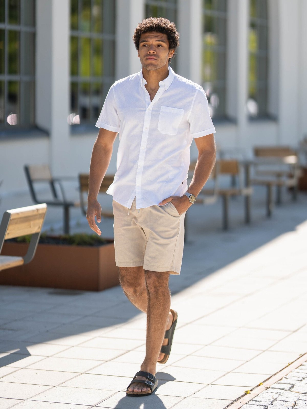 Matinique Trostol BD Short Sleeve Off White