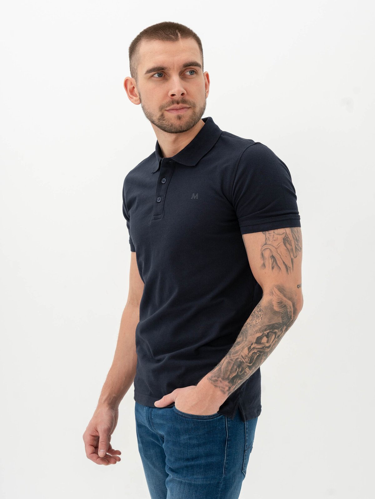 Matinique Poleo Melange Dark Navy