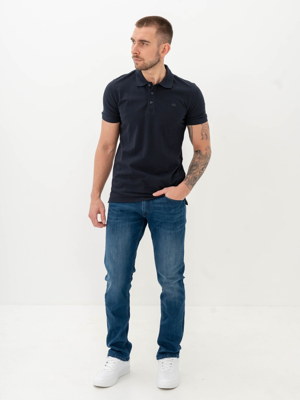 Matinique Poleo Melange Dark Navy