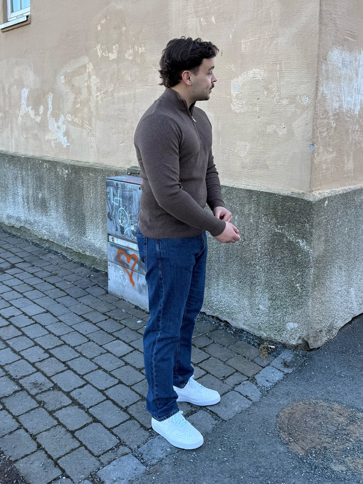 Matinique Lagoon Half Zip Morel Melange