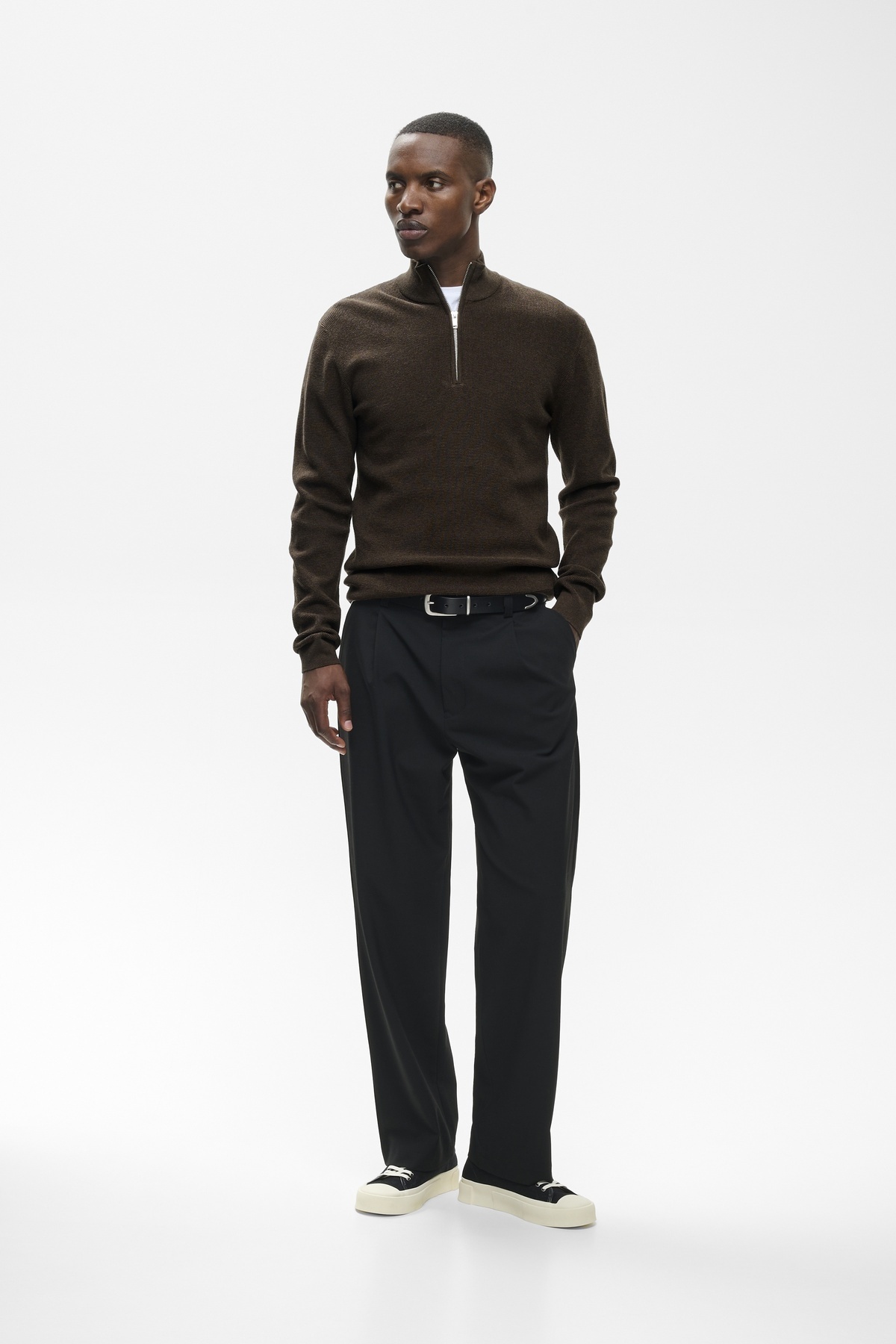 Matinique Lagoon Half Zip Turkish Coffee Melange