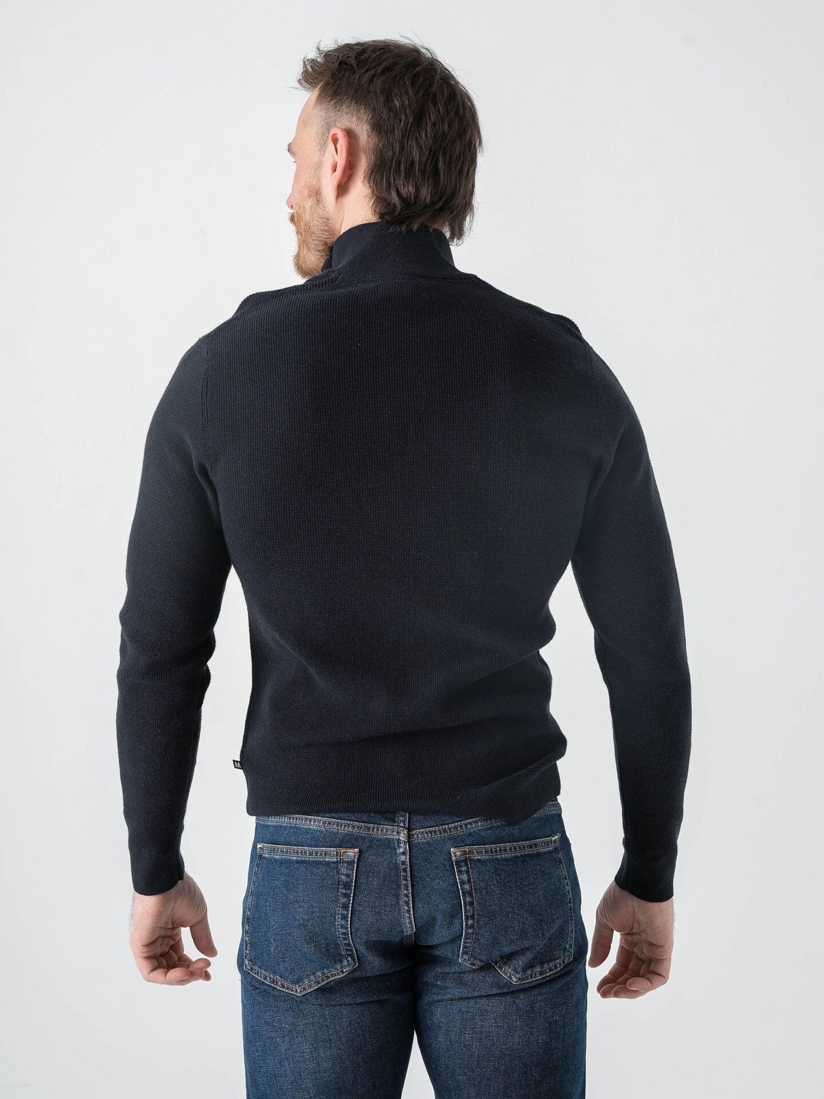 Matinique Lagoon Half Zip Dark Navy Melange